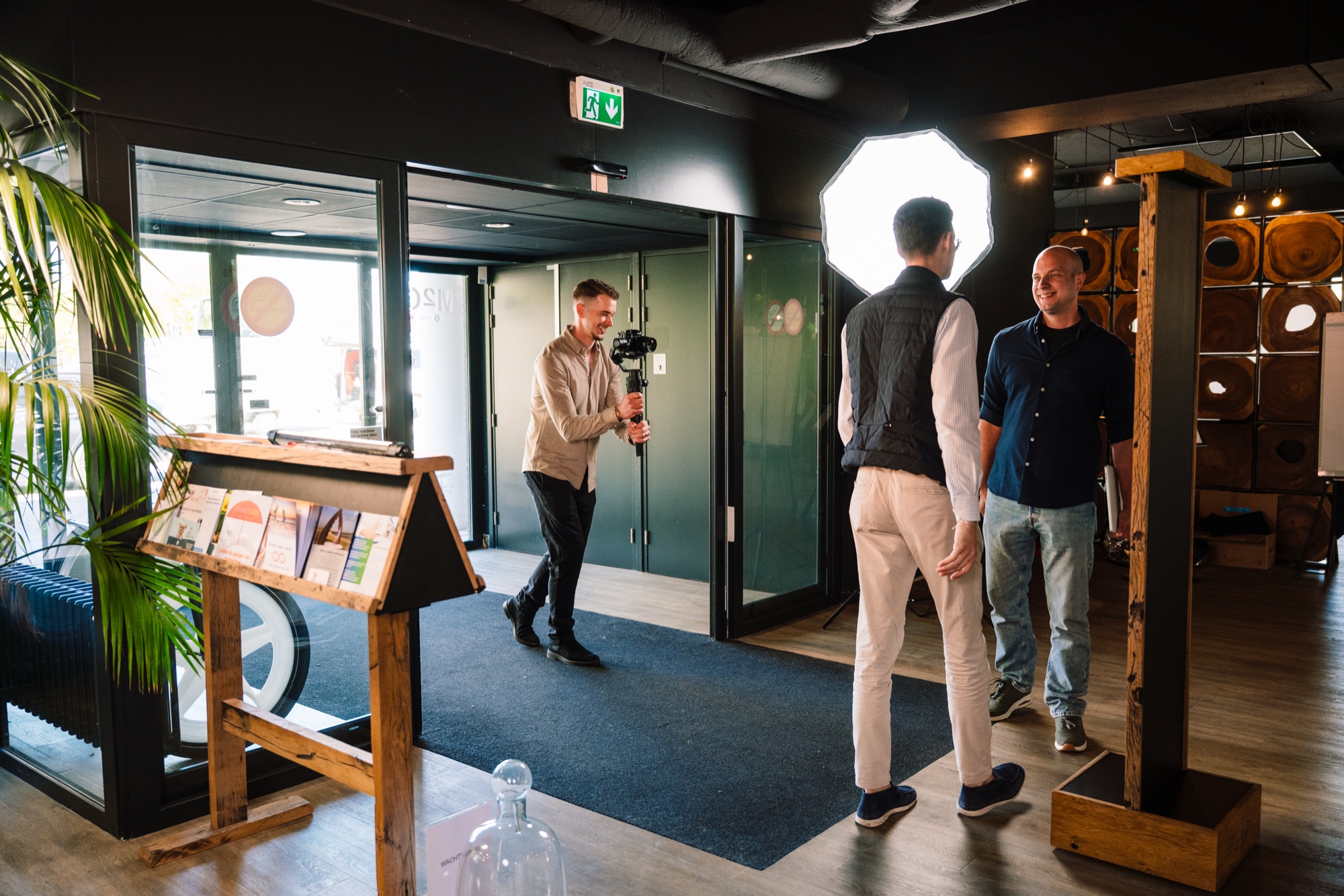 Sfeerfotografie van ondernemers en werkplekken bij M2GO
