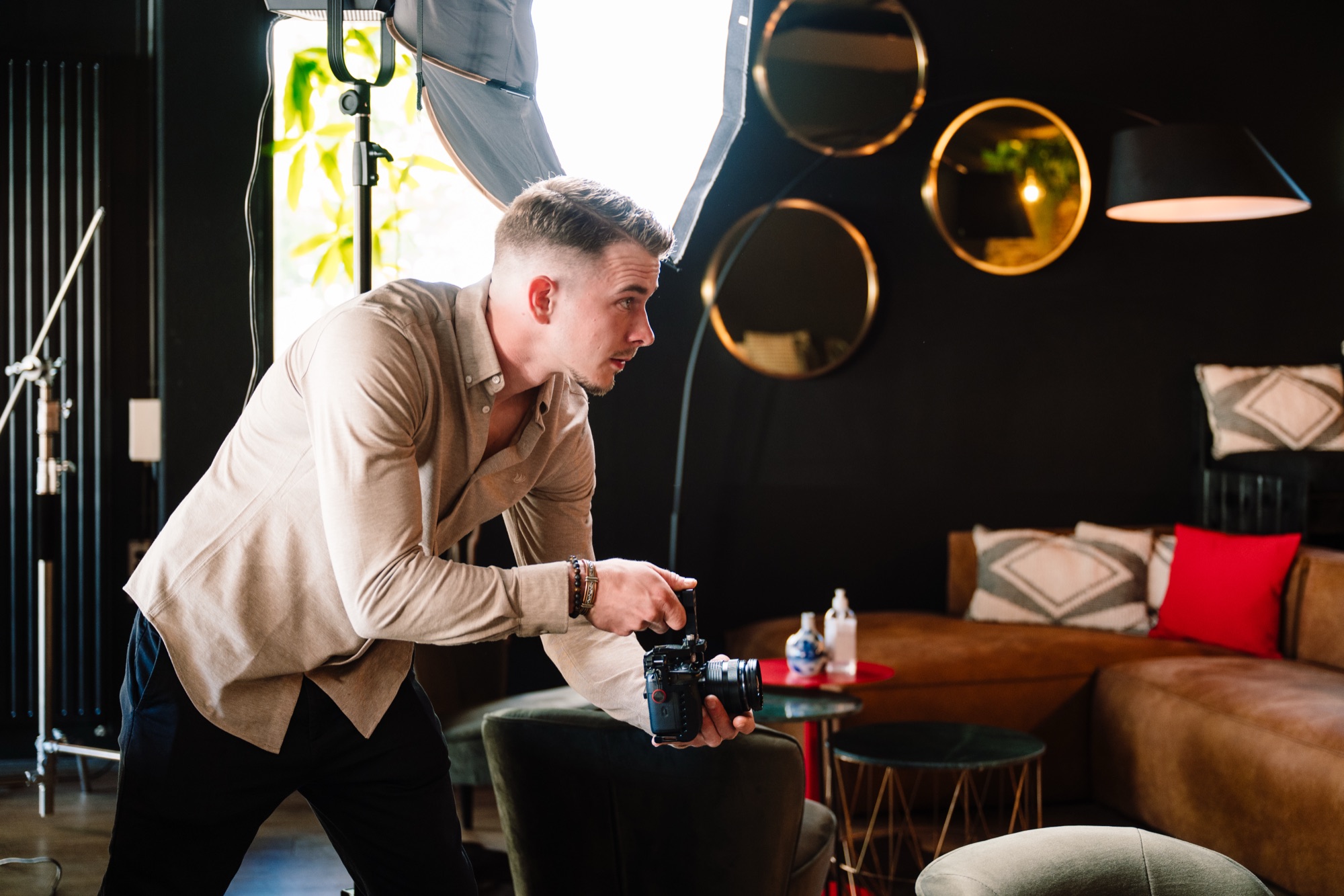 Interieur en marketingbeeld voor M2GO